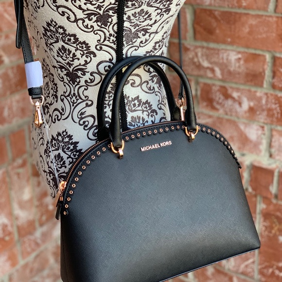 Michael kors Emmy Large dome satchel bag black - Picture 3 of 8